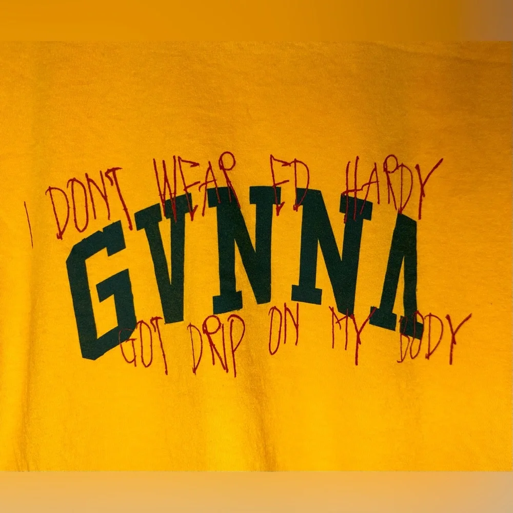 Gunna Ringer Tee Mens Large - Picture 3 of 5